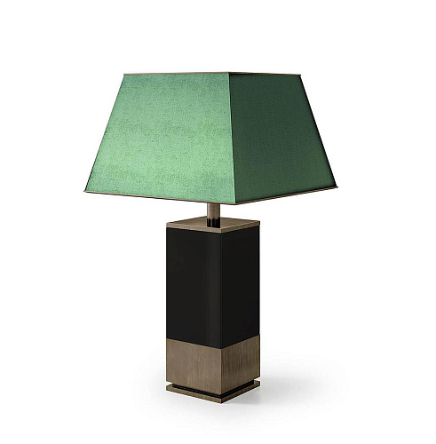 Contemporary Statement Table Lamp on Bronze Stand