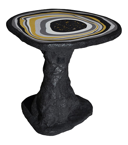 Black Charles Artisanal Side Table