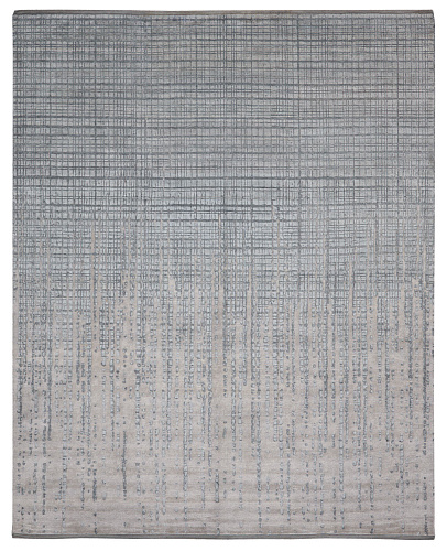 Grid Grey Luxurious Rug