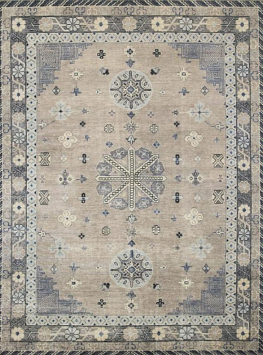 Khotan Handwoven Wool Luxury Rug