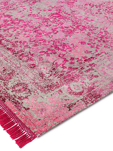 Eye Candy Pink Hand-Knotted Wool / Silk Rug