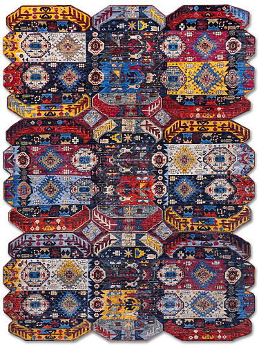 Multishape Luxury 100% Wool Rug