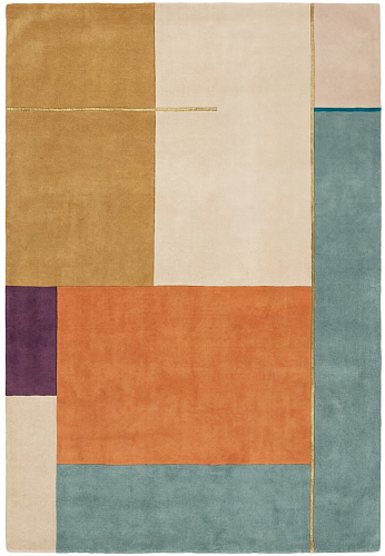 Warm Blocks Heritage Rug