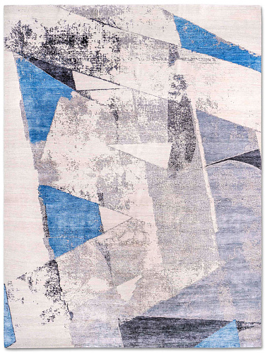 Original Grey Hand-Woven Exquisite Rug