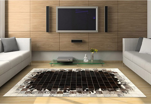 Mosaic Luxury Cowhide Rug