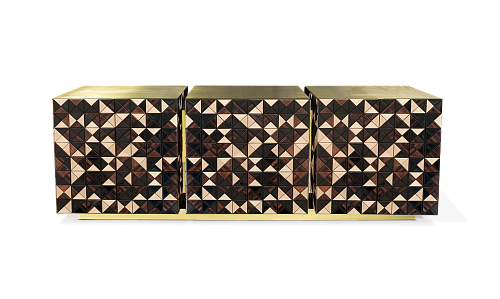 Mosaic Walnut Premium Sideboard