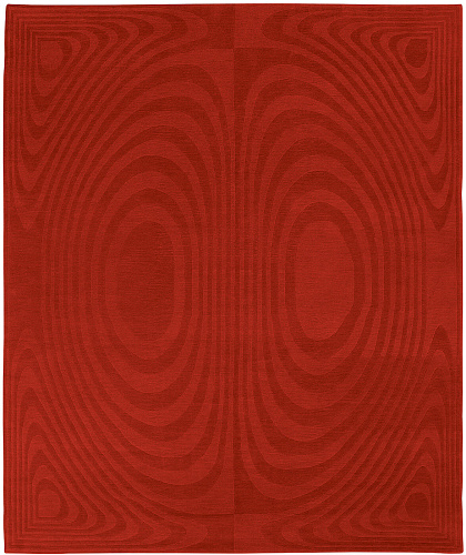 Art Red Luxury Hand-woven Rug