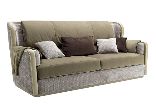 Three-Seater Luxury Beige Sofa
