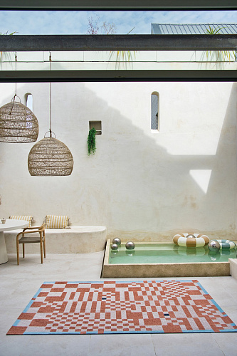 Nude Contemporary Rug