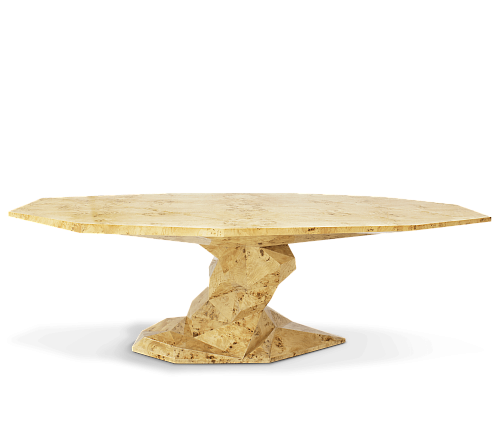Poplar Root Luxe Dining Table