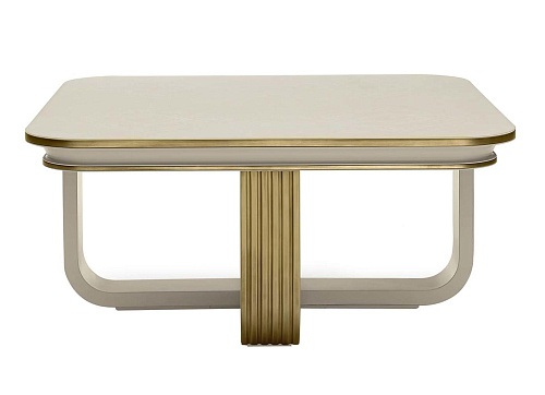 Oliver White & Gold Luxe Coffee Table