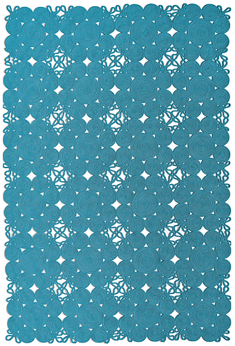 Rope Indoor / Outdoor Turquoise Premium Rug