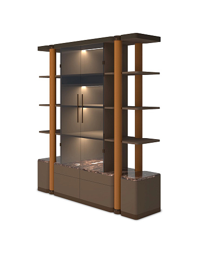 Bon Ton Open Wine Cabinet