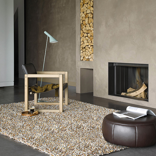 Shag Wool Yellow Rug