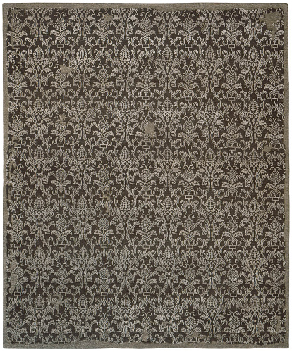 Roma Grey Hand-woven Vintage Style Luxury Rug