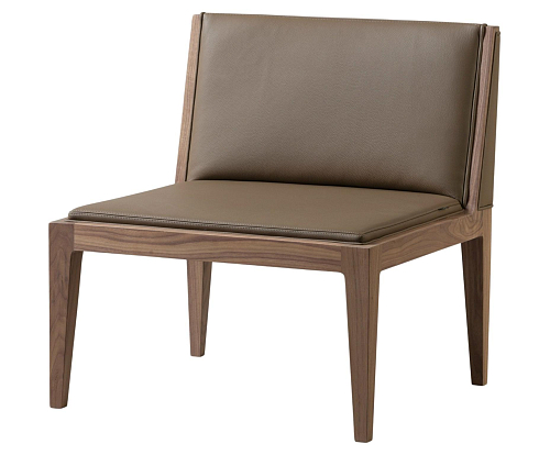 Malibu Taupe Italian Chair
