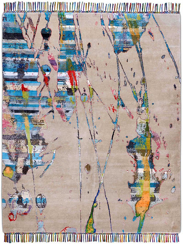 Eco Hand-Knotted Wool / Silk Rug