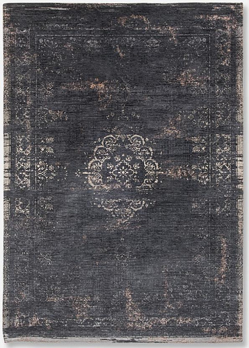 Medallion Black Indoor Rug