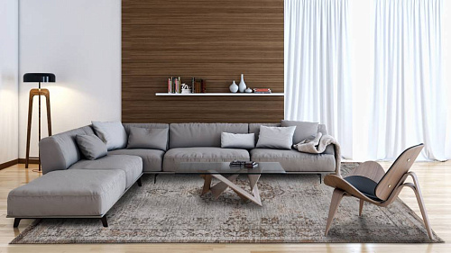 Medallion Grey Indoor Rug