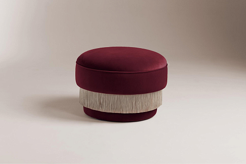 La Folie Round Pouf