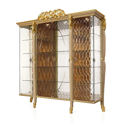 Italian Glass Display Cabinet