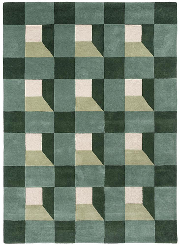 Squares Fern Rug