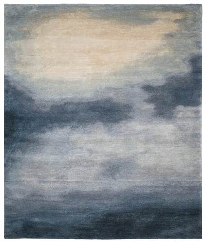 Pantano Blue Hand Knotted Luxury Rug