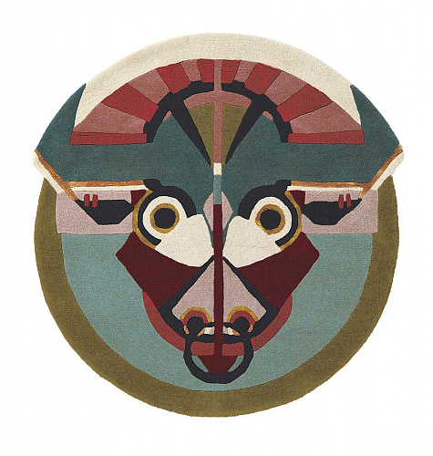 Zodiac Taurus Hand Woven Round Rug