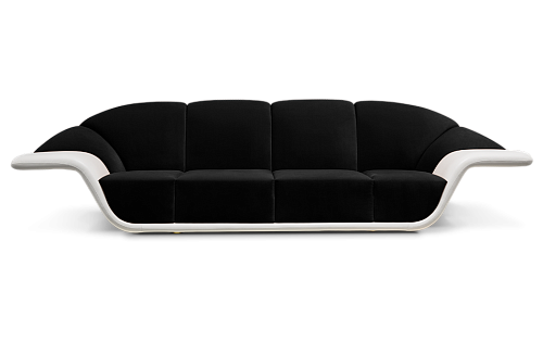 Klaus Black & White Sofa