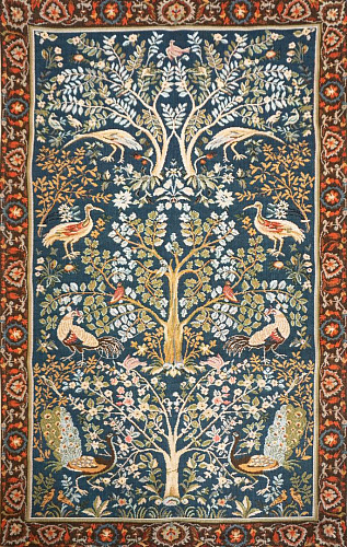 The Tree in W. Morris Style Tapestry