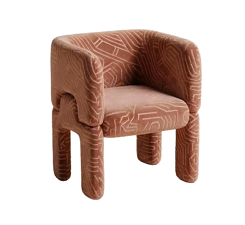 Mosaico Brown Chair