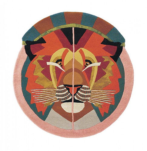 Zodiac Leo Hand Woven Round Rug