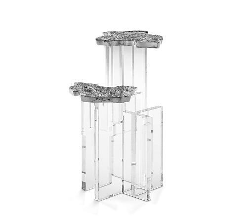 Celeste Silver Designer Side Table