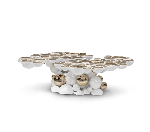 Orbit White Designer Coffee Table