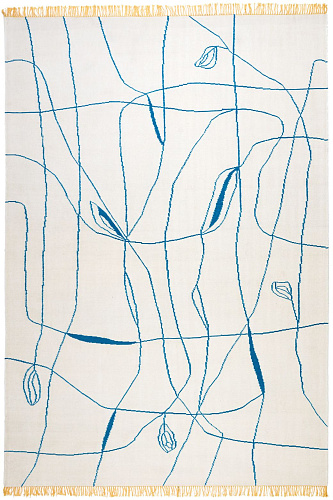 Ravie Jaune Designer Wool Rug