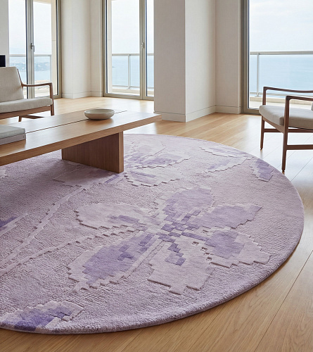 Lavender Bloom Handmade Rug