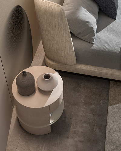 Liam Exquisite Leather Nightstand