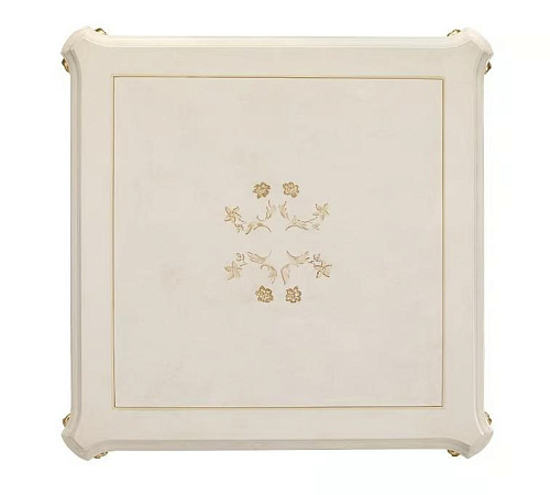 Ivory & Gold Italian Side Table