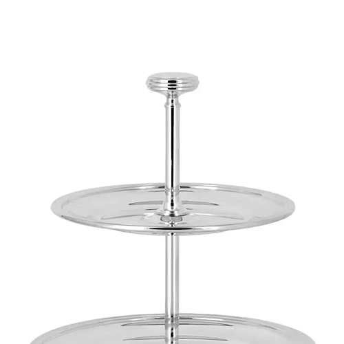 Three-Tier Silver-Plated Cake Stand
