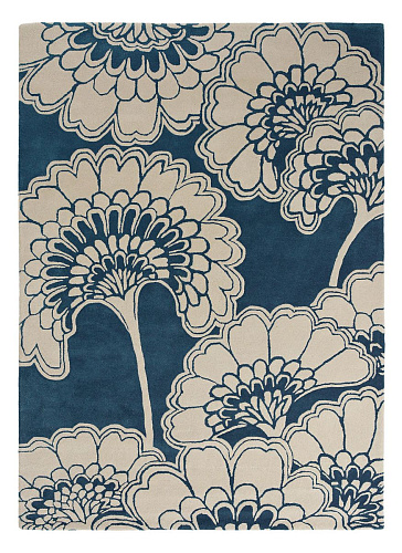 Handwoven Indian Blue Rug