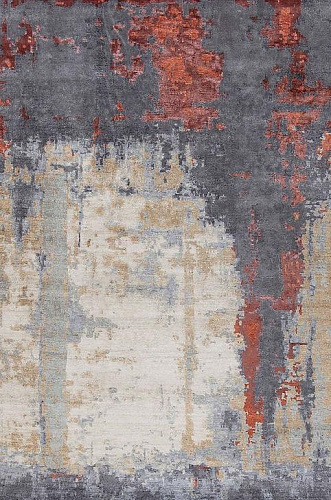 Abstract Luxury Bamboo Silk Rug
