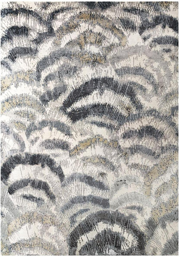 Silver Hand-Woven Luxury Rug