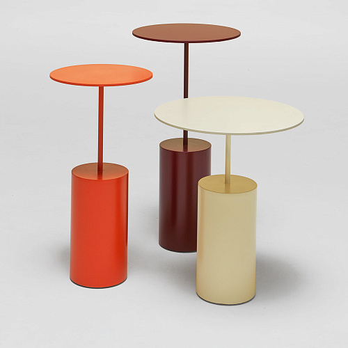 Cocktail Unique Italian Orange Side Table