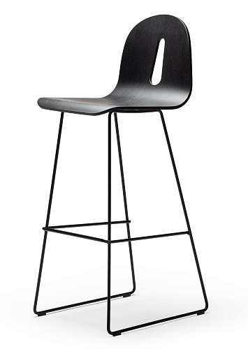 Gotham Woody Black Ash Bar Stool