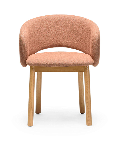 Terracotta Ash Wood Chair