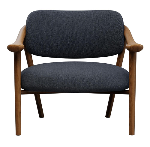 Aida Dark Gray Artisan Lounge Chair