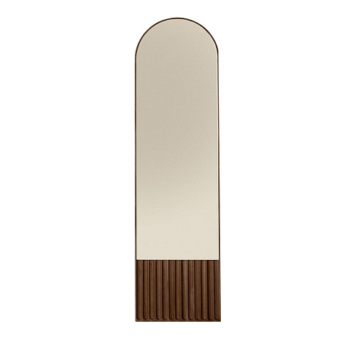 Tutto Sesto Brown Italian Crafted Floor Mirror