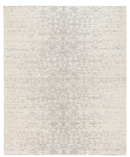 Faded Hand-woven White Luxury Rug
