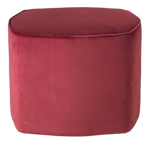 Romance Red Italian Pouf