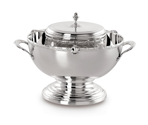 Silver-Plated Caviar Dish